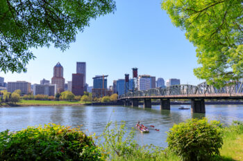 downtown Portland, Oregon